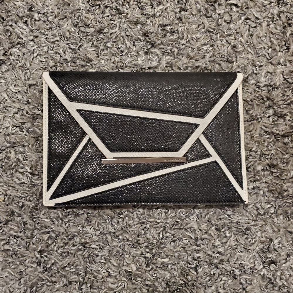 BCBG MaxAzria Faux Snakeskin Clutch